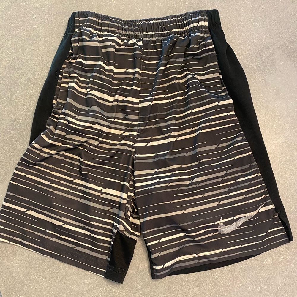 Nike Dri-FIT Black and Gray Shorts
